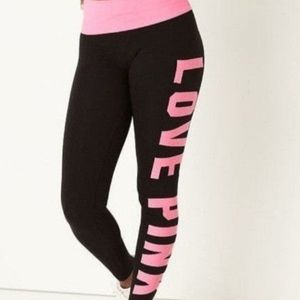 Nwtib. VS PINK Fold over logo jogger